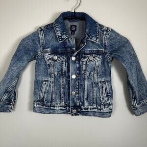 Baby Gap Acid Wash Vintage Denim Jean Jacket Toddler 4T
